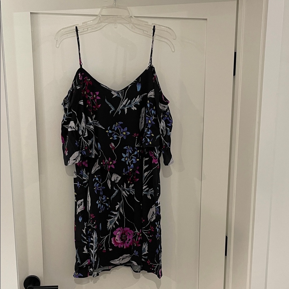 Express Floral Cold Shoulder Dress